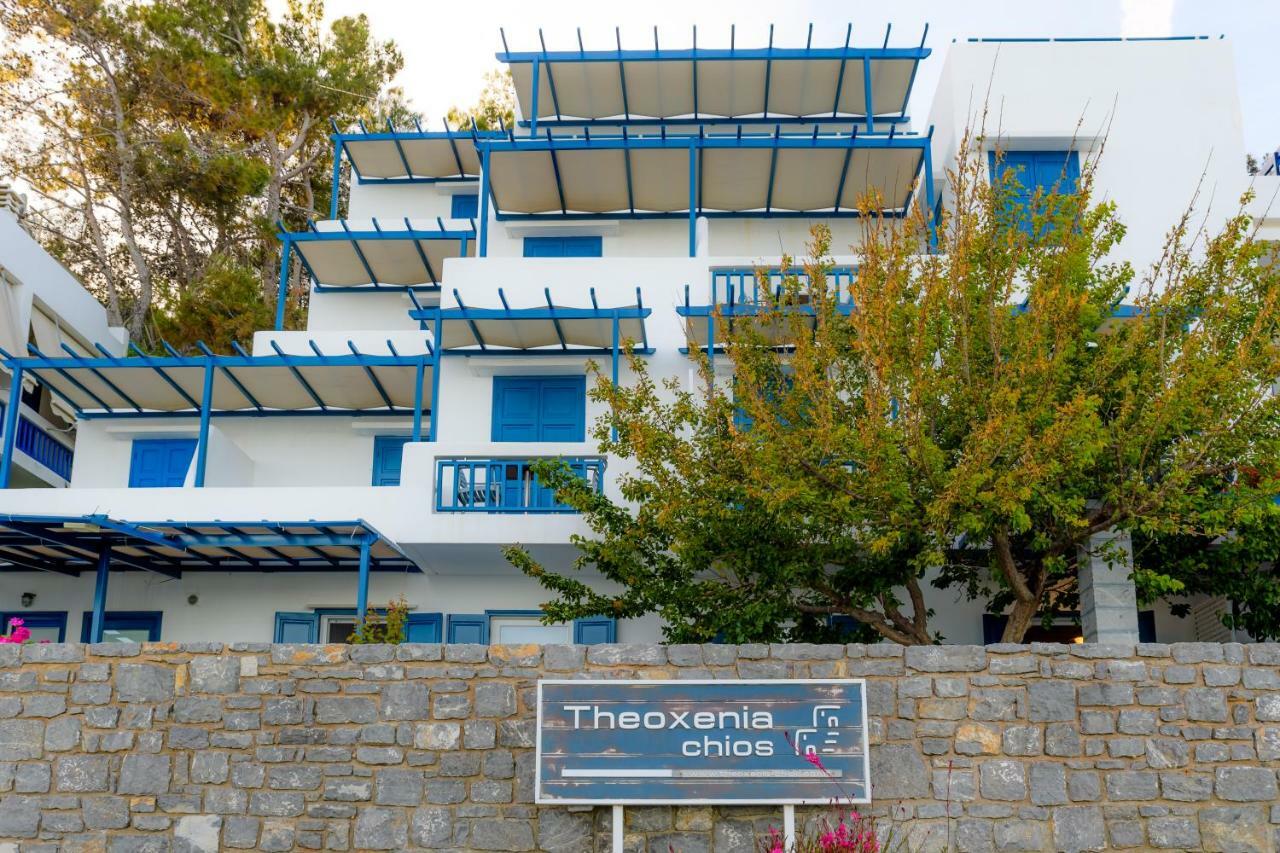Theoxenia Chios Apartments パラリア・アギア・フォティニ エクステリア 写真
